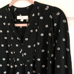 LOFT petite floral pattern blouse